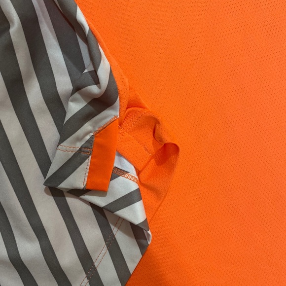 Nike Dri-Fit Tour High Stretch Colorblock Golf Polo Shirt Orange Men's L - Picture 3 of 7